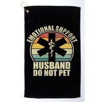 Emotional Support Husband Do Not Pet Golf Towel
