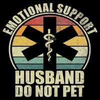 Emotional Support Husband Do Not Pet Wool Snapback Cap