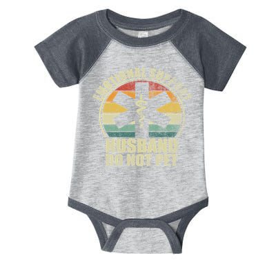 Emotional Support Husband Do Not Pet Infant Baby Jersey Bodysuit