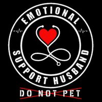 Emotional Support Husband Do Not Pet Funny Marriage Humor Tank Top