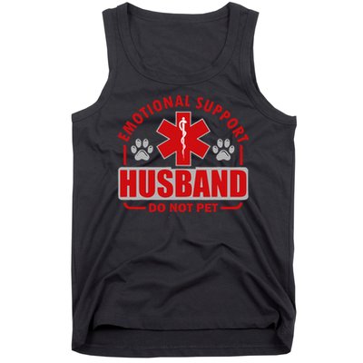 Emotional Support Husband Do Not Pet Tank Top