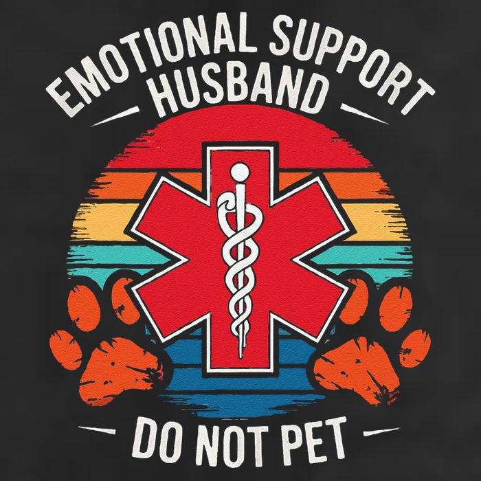 Emotional Support Husband Do Not Pet Adult Drive Performance Visor