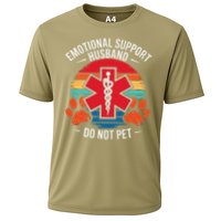 Emotional Support Husband Do Not Pet Cooling Performance Crew T-Shirt