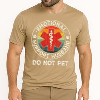 Emotional Support Husband Do Not Pet Funny Cooling Performance Crew T-Shirt