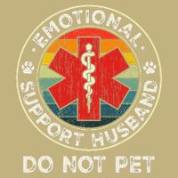 Emotional Support Husband Do Not Pet Funny Cooling Performance Crew T-Shirt