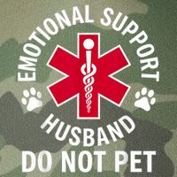 Emotional Support Husband Do Not Pet  Legacy Tie Dye Trucker Hat