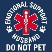 Emotional Support Husband Do Not Pet  Flatbill Hat