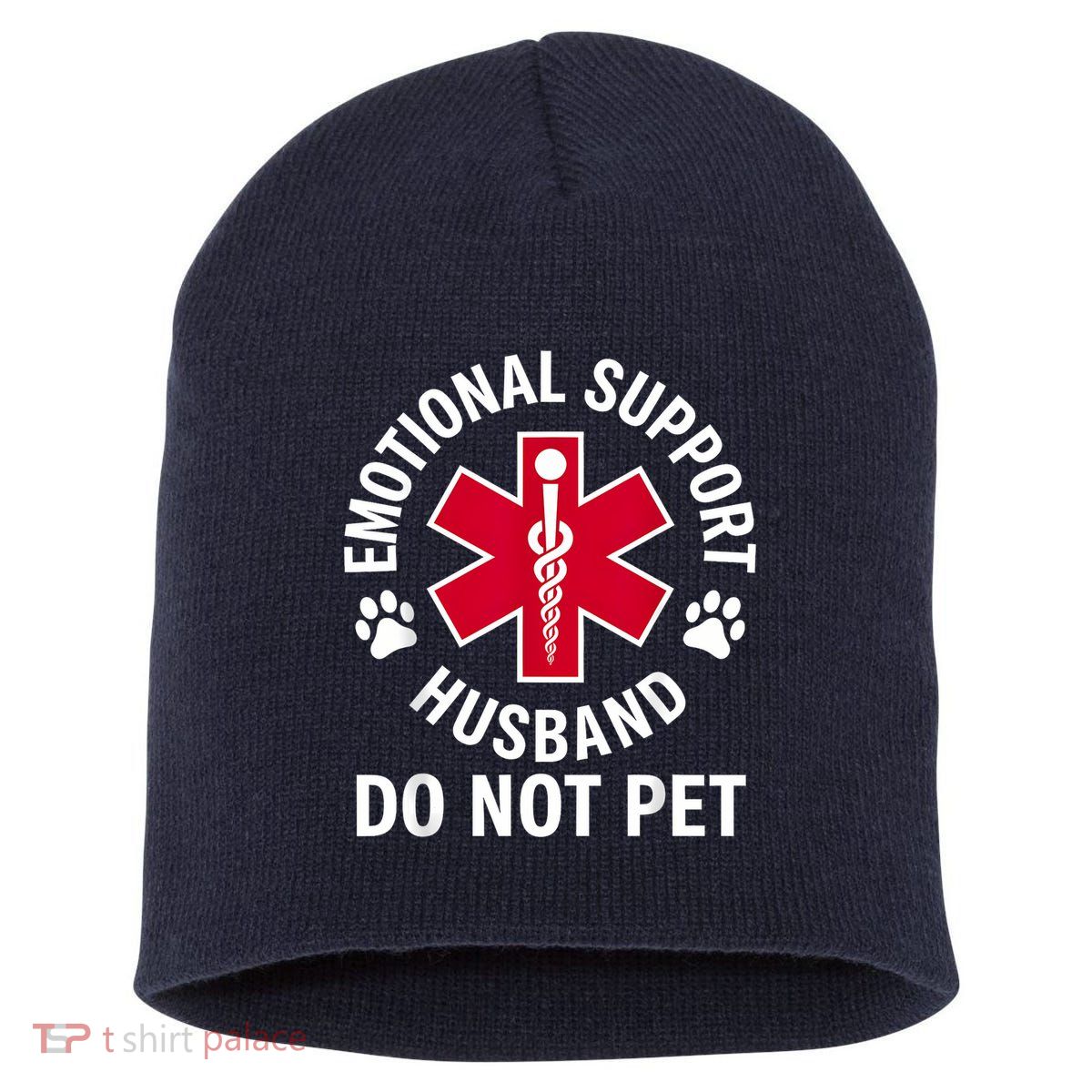Emotional Support Husband Do Not Pet  Short Acrylic Beanie