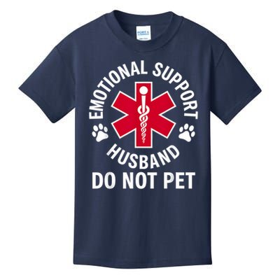 Emotional Support Husband Do Not Pet  Kids T-Shirt