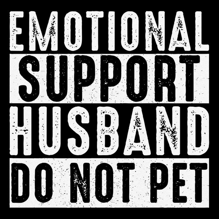 Emotional Support Husband Do Not Pet Funny Women Backpack