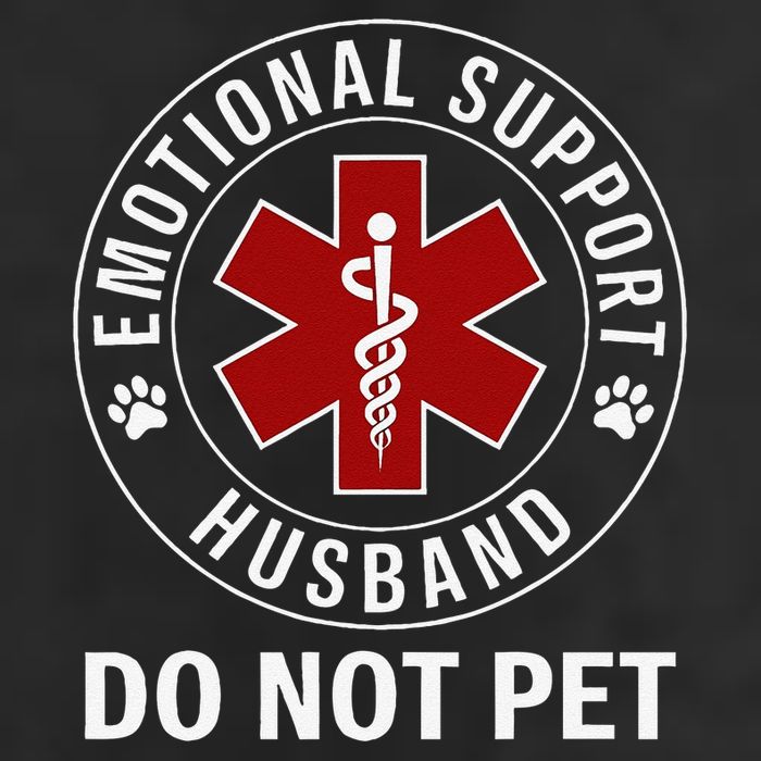Emotional Support Husband Do Not Pet Cool Comfort Performance Bucket Hat