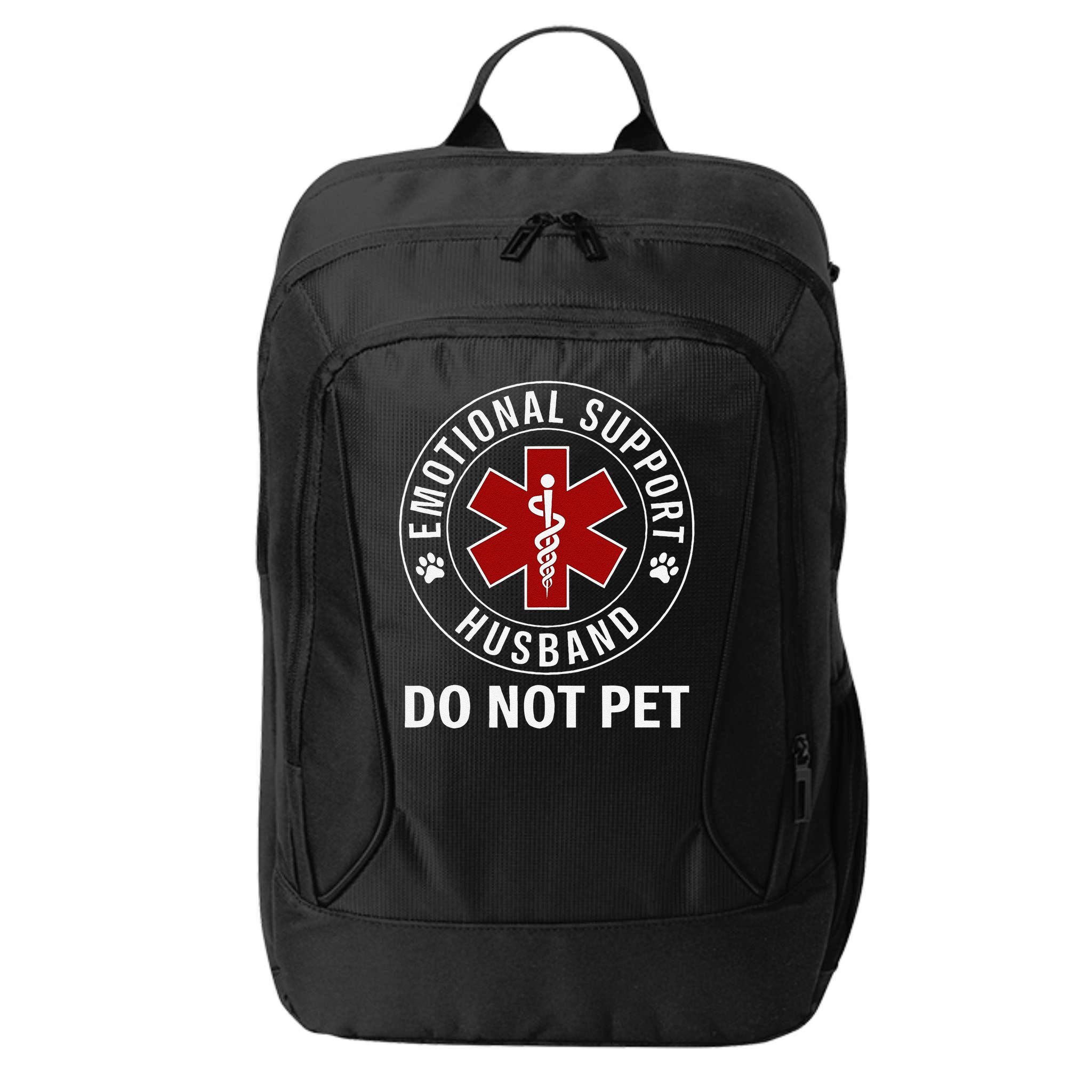 Emotional Support Husband Do Not Pet City Backpack