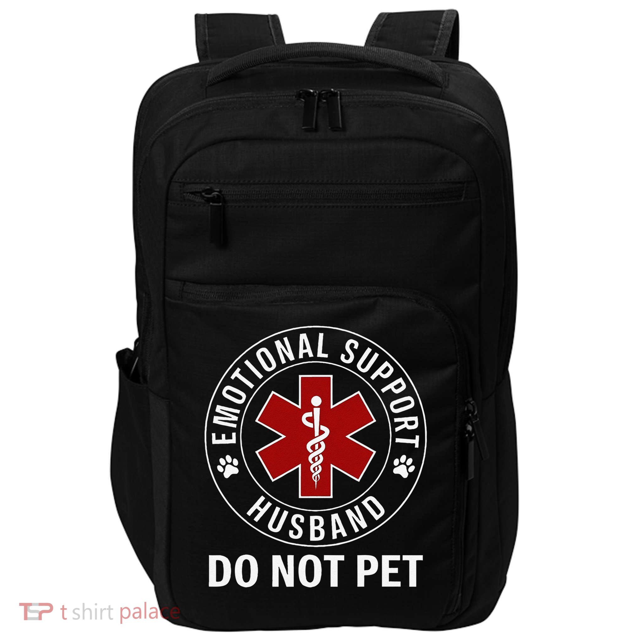 Emotional Support Husband Do Not Pet Impact Tech Backpack