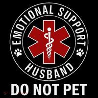 Emotional Support Husband Do Not Pet Impact Tech Backpack