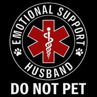 Emotional Support Husband Do Not Pet Bucket Hat