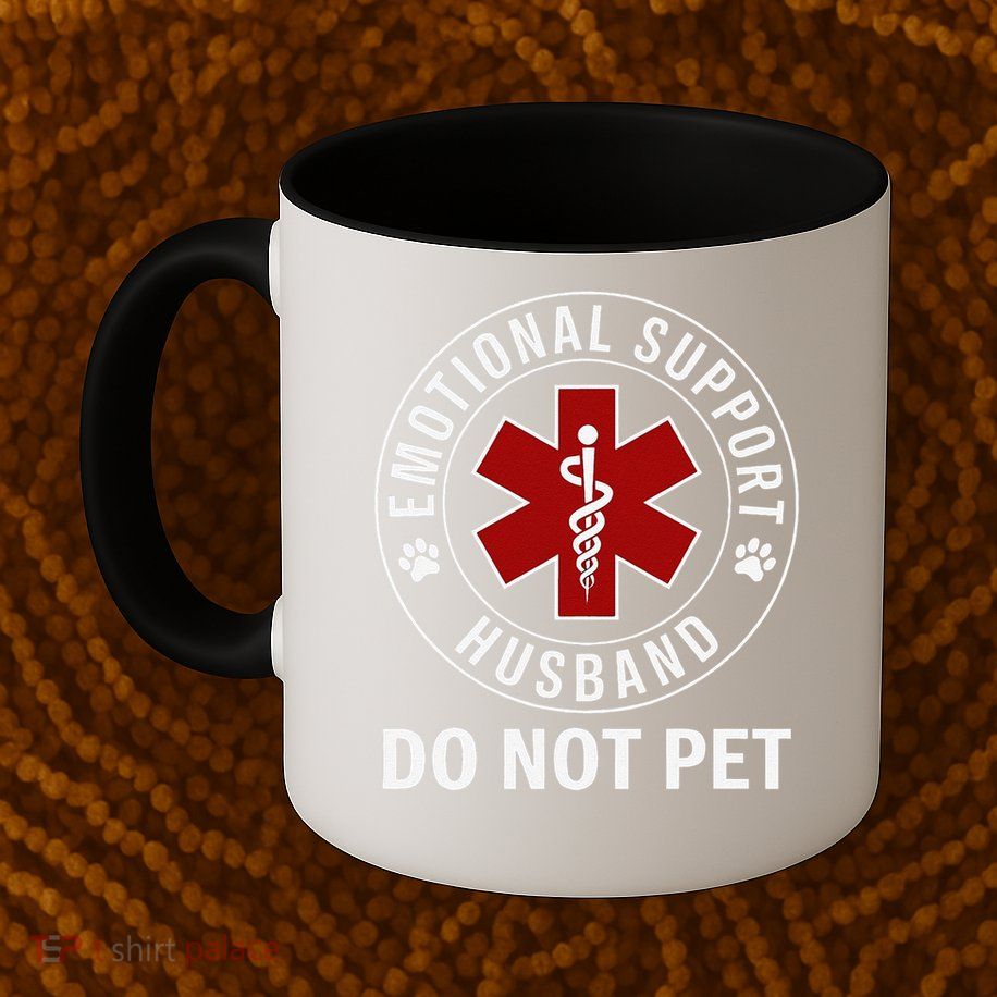 Emotional Support Husband Do Not Pet Mug