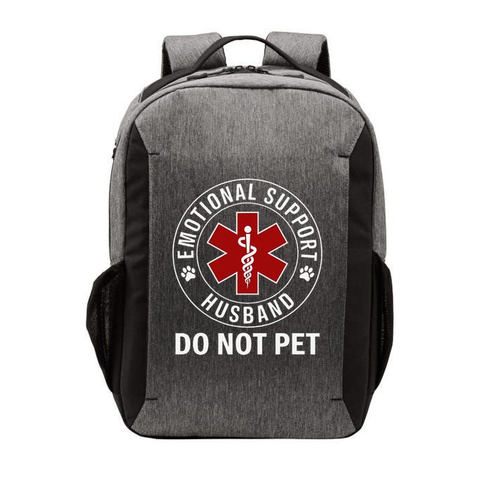 Emotional Support Husband Do Not Pet Vector Backpack