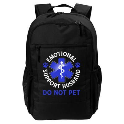 Emotional Support Husband Do Not Pet Marriage Humor Funny Backpack