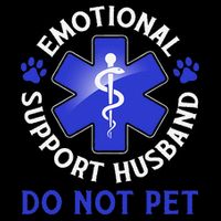 Emotional Support Husband Do Not Pet Marriage Humor Funny Bag