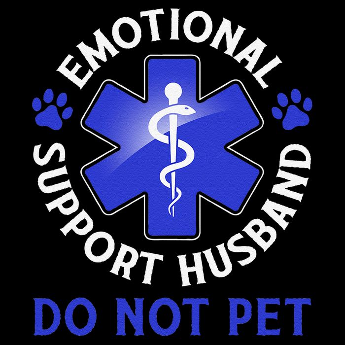 Emotional Support Husband Do Not Pet Marriage Humor Funny Bag