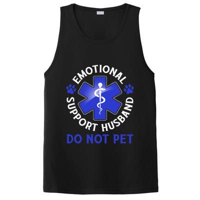 Emotional Support Husband Do Not Pet Marriage Humor Funny PosiCharge Competitor Tank