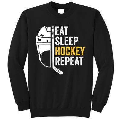 Eat Sleep Hockey Funny Ice Hockey Gift Sweatshirt