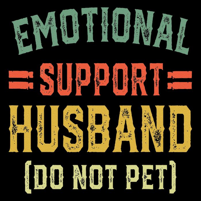 Emotional Support Husband Do Not Pet Sustainable Bucket Hat