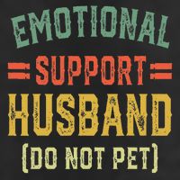 Emotional Support Husband Do Not Pet 15oz Campfire Ceramic Mug