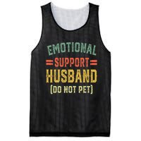 Emotional Support Husband Do Not Pet Mesh Reversible Basketball Jersey Tank