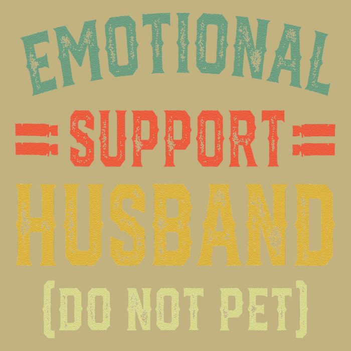 Emotional Support Husband Do Not Pet Sustainable Beanie