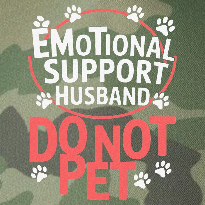 Emotional Support Husband Do Not Pet Legacy Tie Dye Trucker Hat