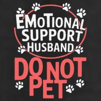 Emotional Support Husband Do Not Pet Adult Drive Performance Visor