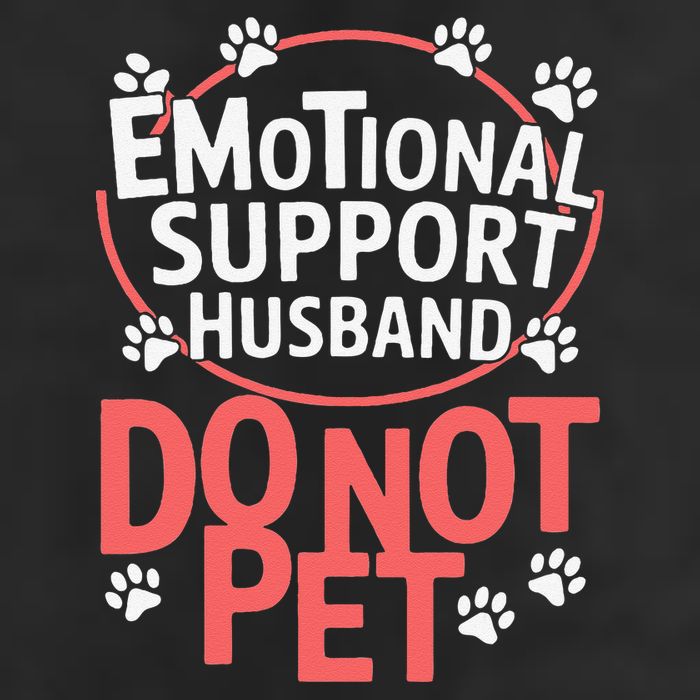Emotional Support Husband Do Not Pet Adult Drive Performance Visor