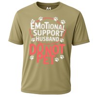 Emotional Support Husband Do Not Pet Cooling Performance Crew T-Shirt