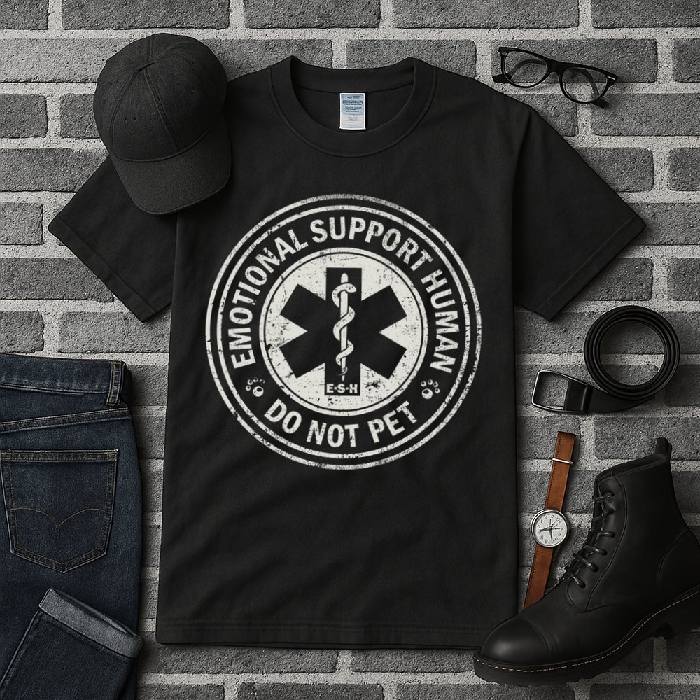 Emotional Support Human Tall T-Shirt