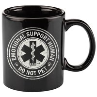 Emotional Support Human 11oz C Handle Ceramic Mug
