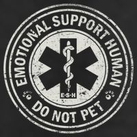 Emotional Support Human 11oz C Handle Ceramic Mug