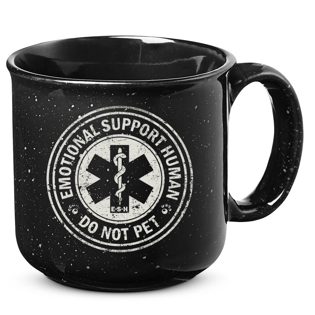 Emotional Support Human 15oz Campfire Ceramic Mug