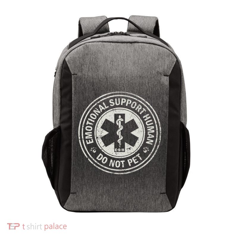 Emotional Support Human Vector Backpack