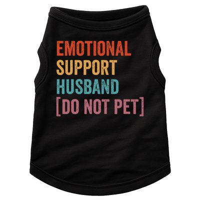 Emotional Support Husband Do Not Pet Doggie Tank