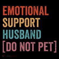 Emotional Support Husband Do Not Pet Impact Tech Backpack