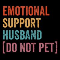 Emotional Support Husband Do Not Pet 16 in Basic Backpack
