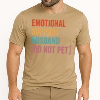 Emotional Support Husband Do Not Pet Cooling Performance Crew T-Shirt