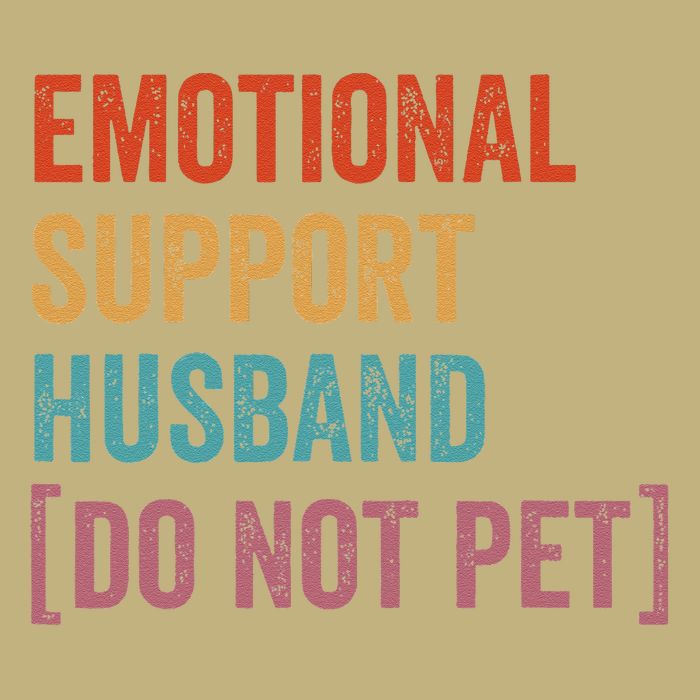 Emotional Support Husband Do Not Pet Cooling Performance Crew T-Shirt