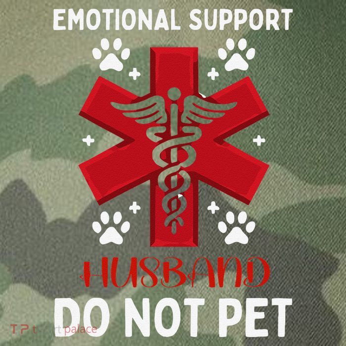 Emotional Support Husband Do Not Pet Legacy Tie Dye Trucker Hat