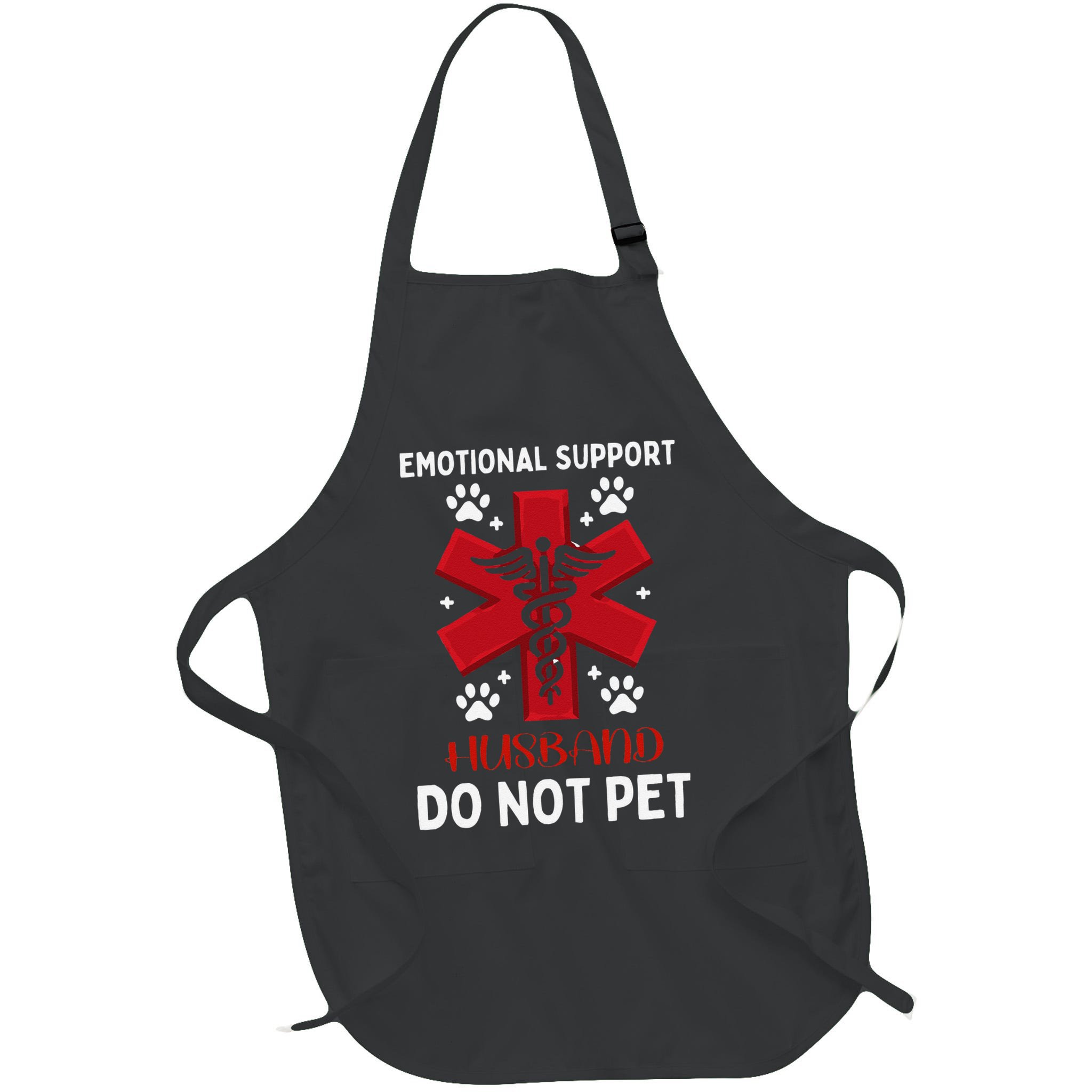 Emotional Support Husband Do Not Pet Apron