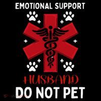 Emotional Support Husband Do Not Pet Impact Tech Backpack