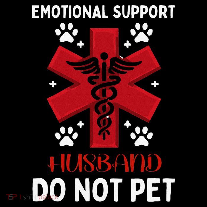 Emotional Support Husband Do Not Pet Sustainable Bucket Hat