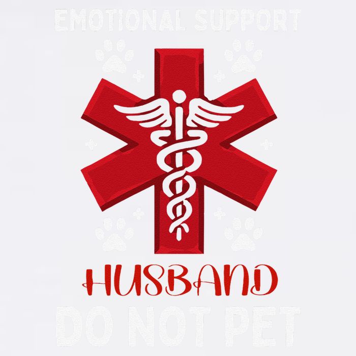 Emotional Support Husband Do Not Pet Garment-Dyed Sweatshirt