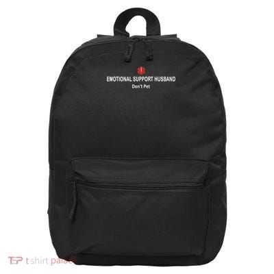 Emotional Support Husband Do Not Pet 16 in Basic Backpack